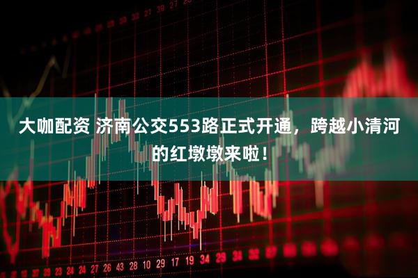 大咖配资 济南公交553路正式开通，跨越小清河的红墩墩来啦！