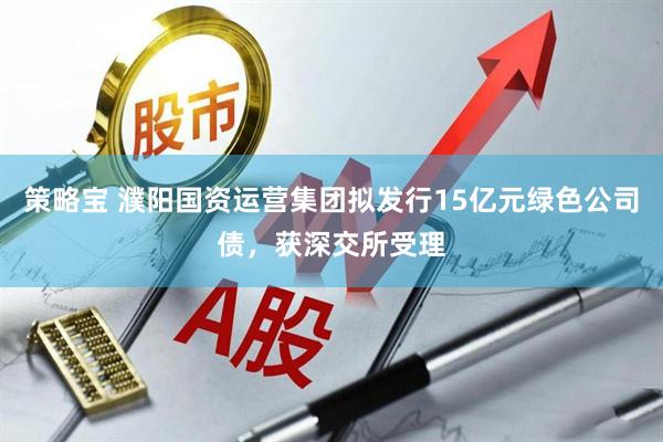 策略宝 濮阳国资运营集团拟发行15亿元绿色公司债，获深交所受理